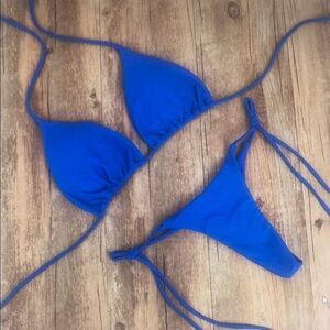 Vibrant Blue Bikini Set